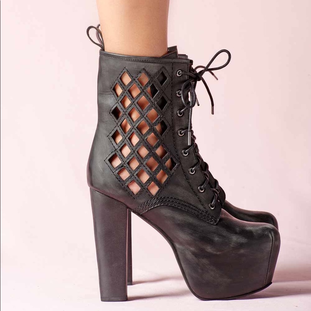 Jeffrey Campbell Spade Boots Size: 6.5